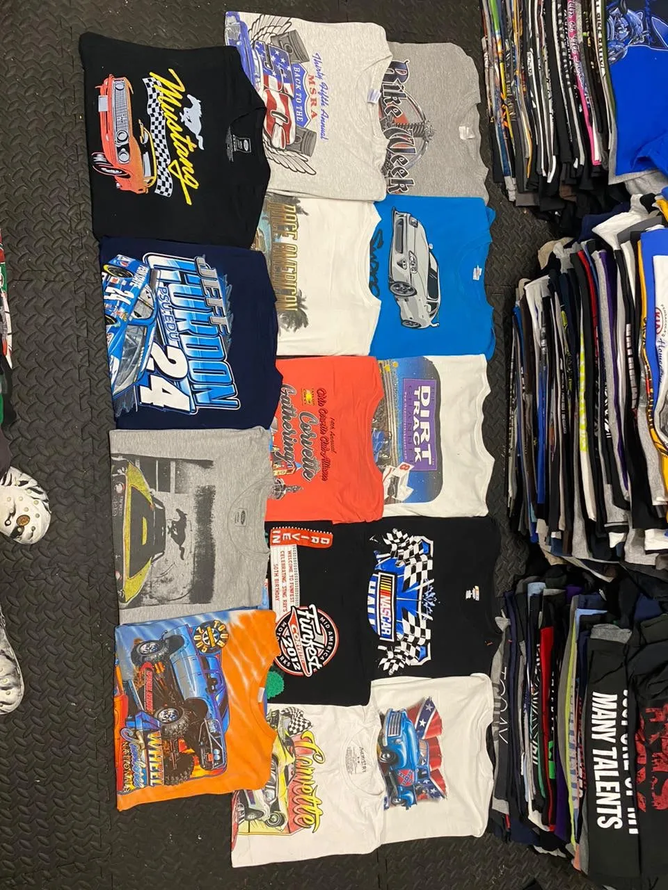 100 NASCAR T-shirts