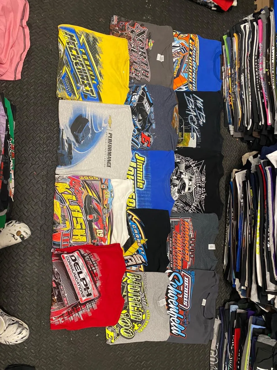 100 NASCAR T-shirts