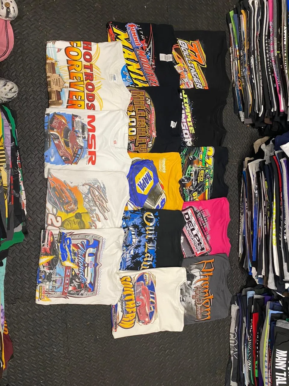 100 NASCAR T-shirts