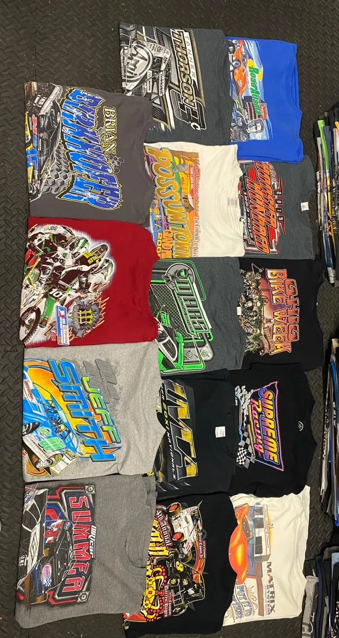 100 NASCAR T-shirts