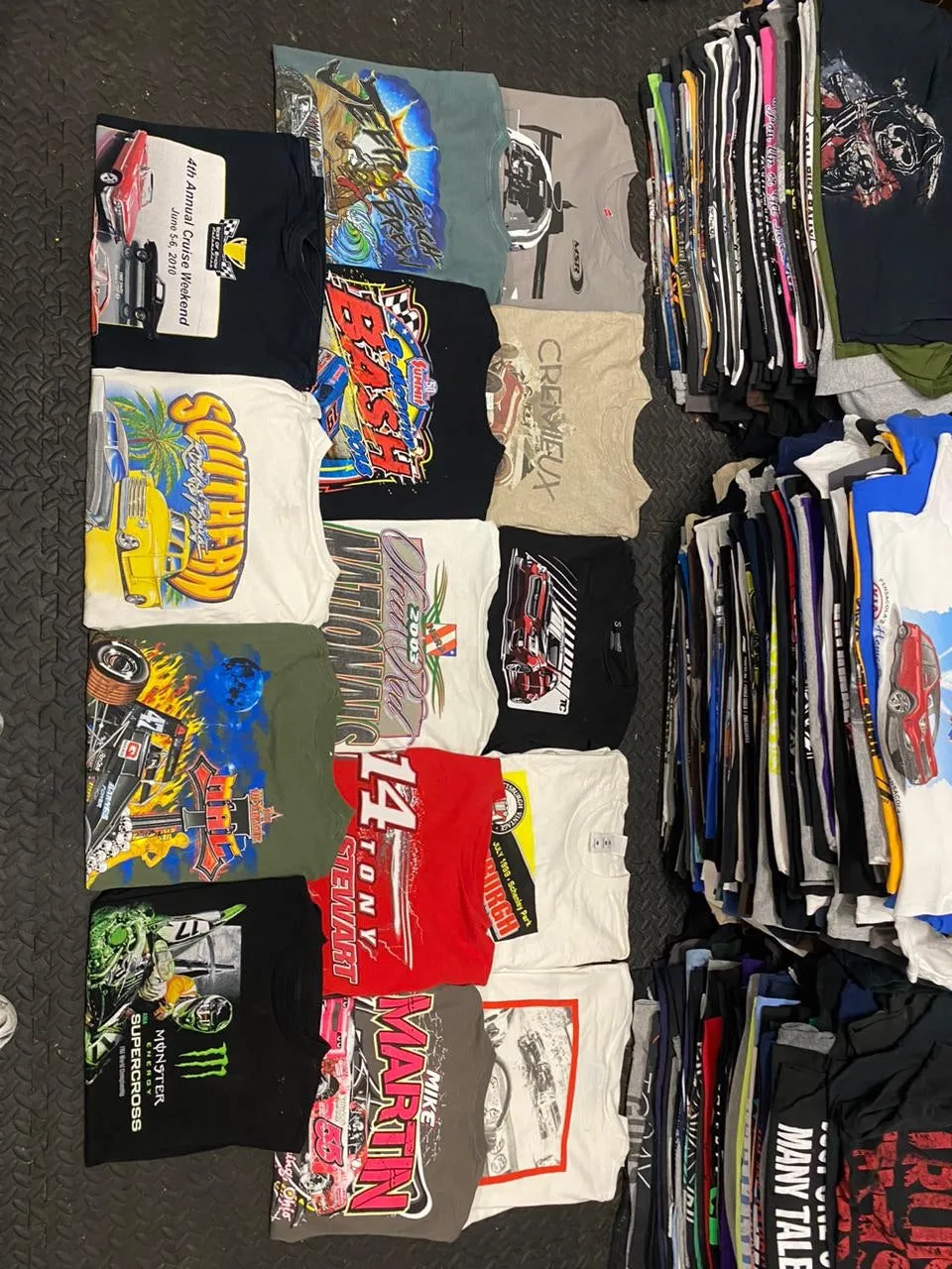 100 NASCAR T-shirts