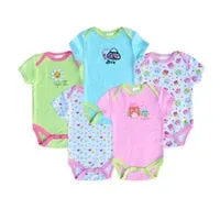 3/5pcs Baby Bodysuit 0-12M