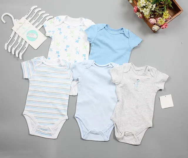 3/5pcs Baby Bodysuit 0-12M
