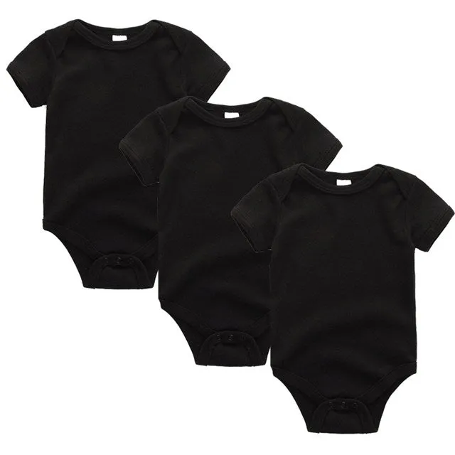 3/5pcs Baby Bodysuit 0-12M