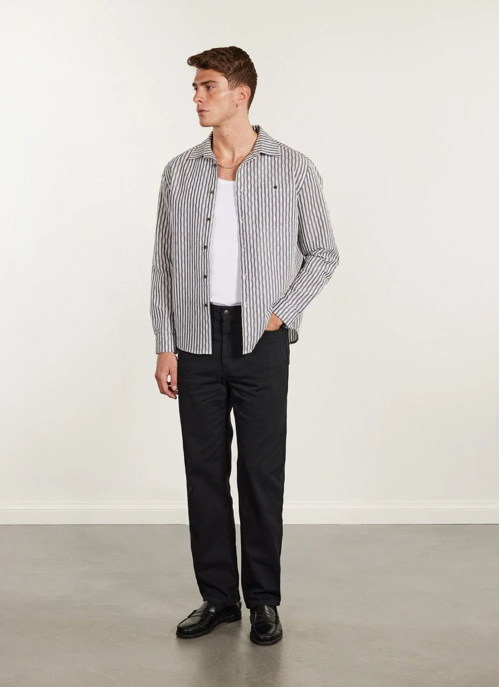 5 Pocket Twill Trousers | Black