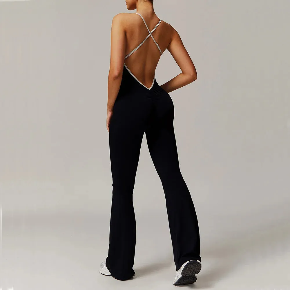 A&A Flexi Color Block Jumpsuit