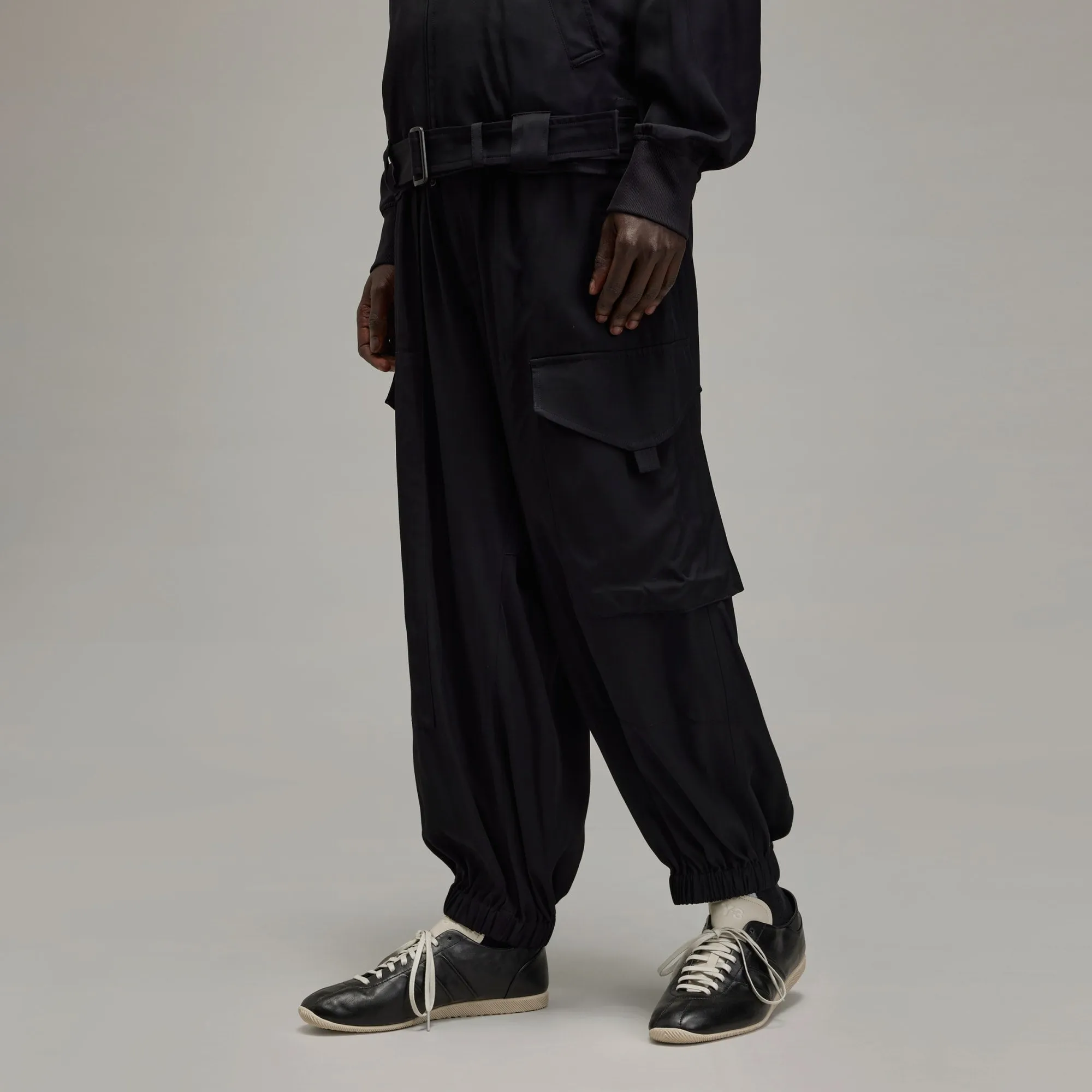 adidas Y-3 Rayon Twill Pants Black