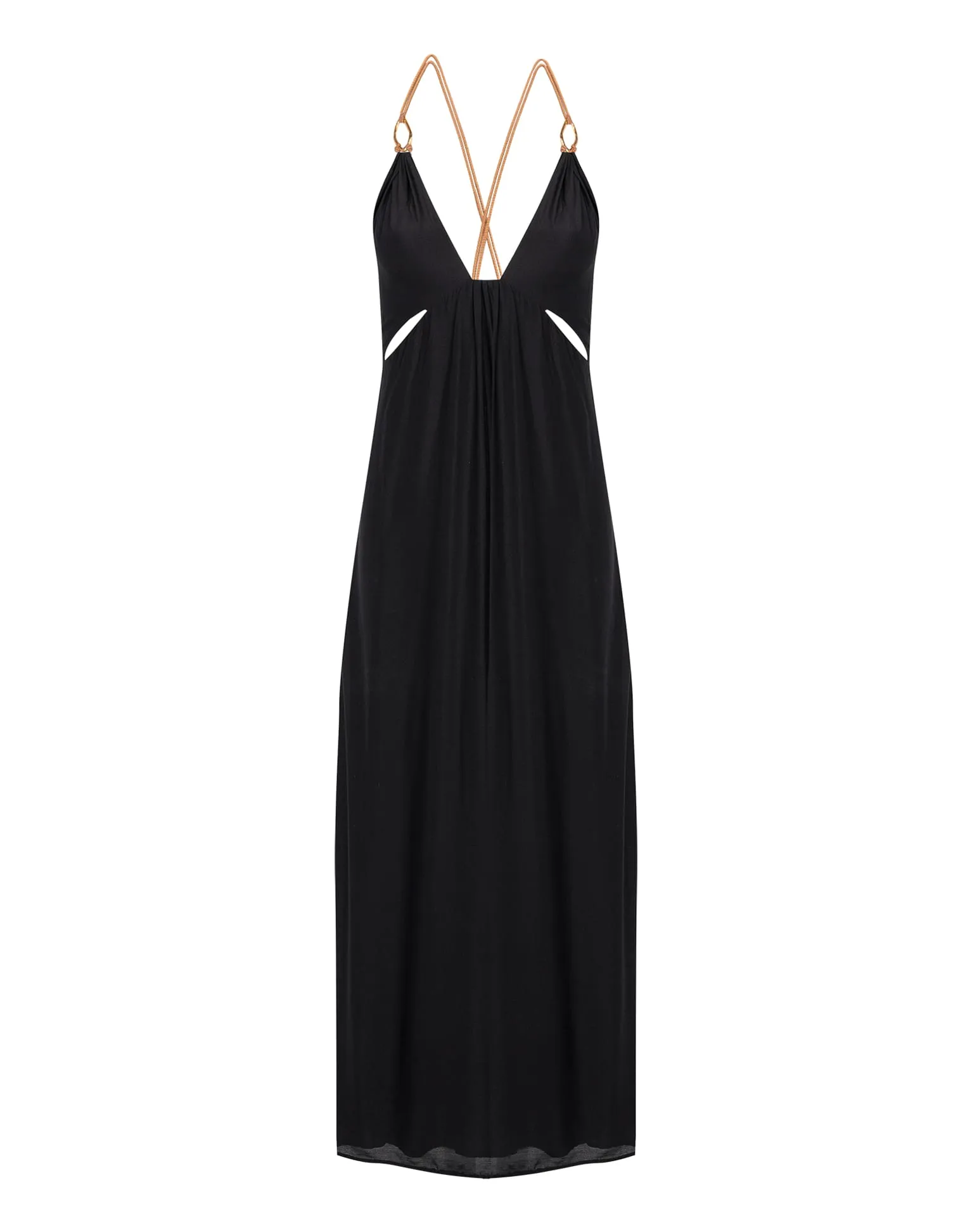 Angie Long Dress - Black