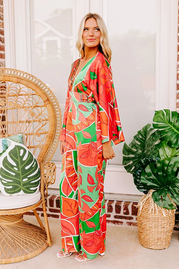 Antigua Bound Satin Jumpsuit