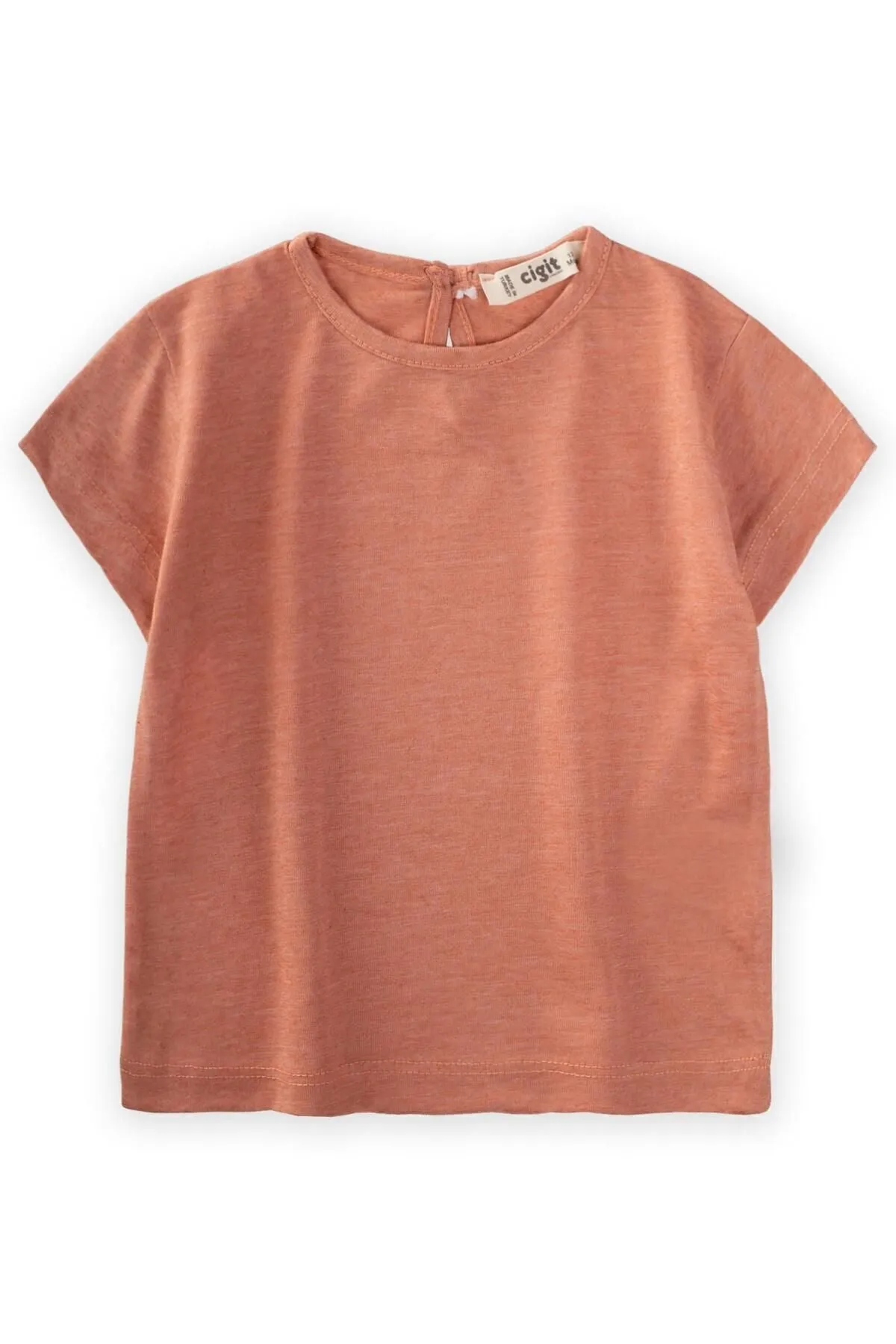 Basic t-shirt 1-10 age salmon