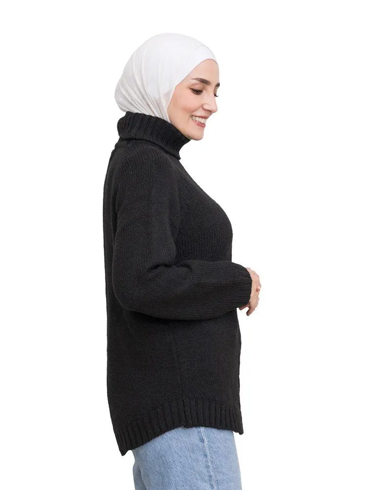 Black C-Plexus Pullover