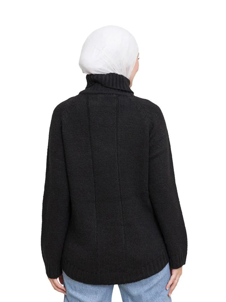 Black C-Plexus Pullover