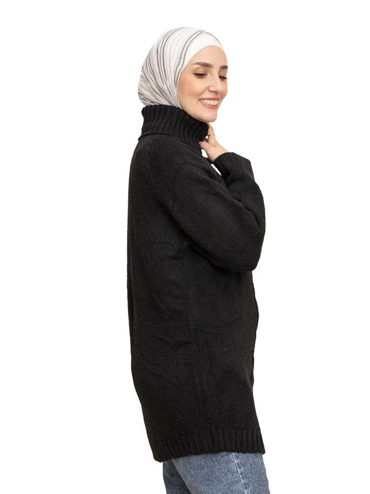 Black C-Plexus Pullover