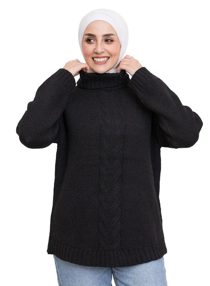 Black C-Plexus Pullover