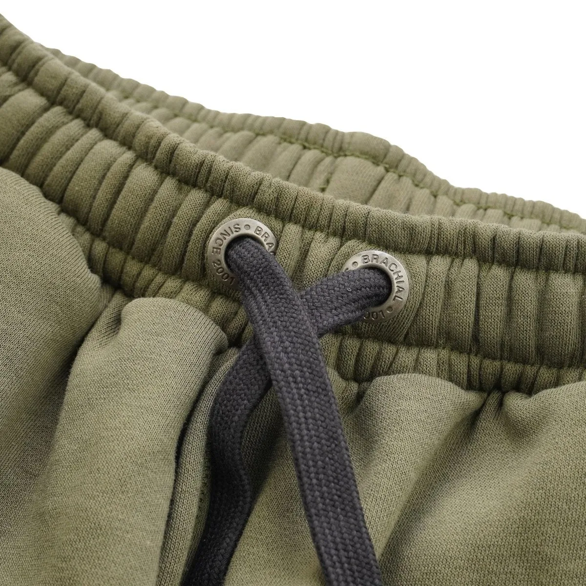 Brachial Tracksuit Trousers Gym - Military Green/Black