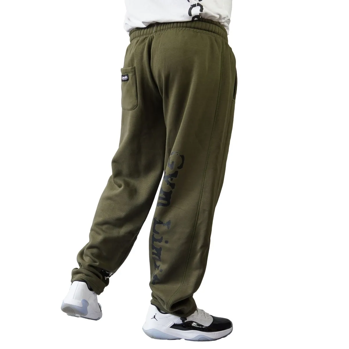 Brachial Tracksuit Trousers Gym - Military Green/Black