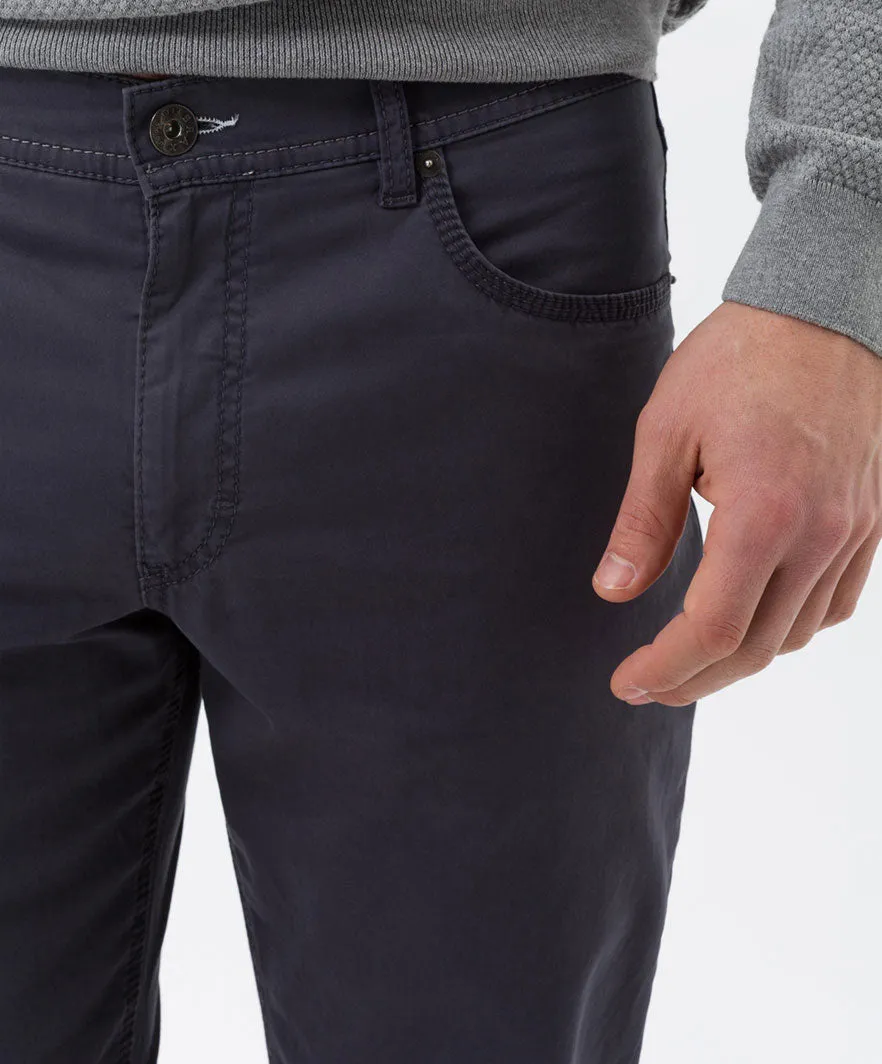 Brax X-Tall Cooper Fancy Charcoal Chino Charcoal