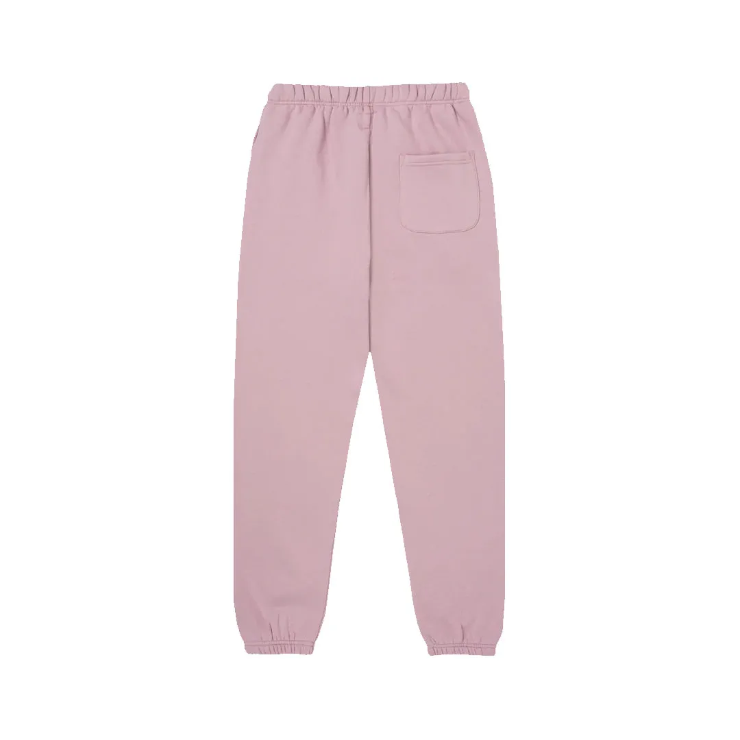 Butterfly Fleece Sweatpants - Light Purple