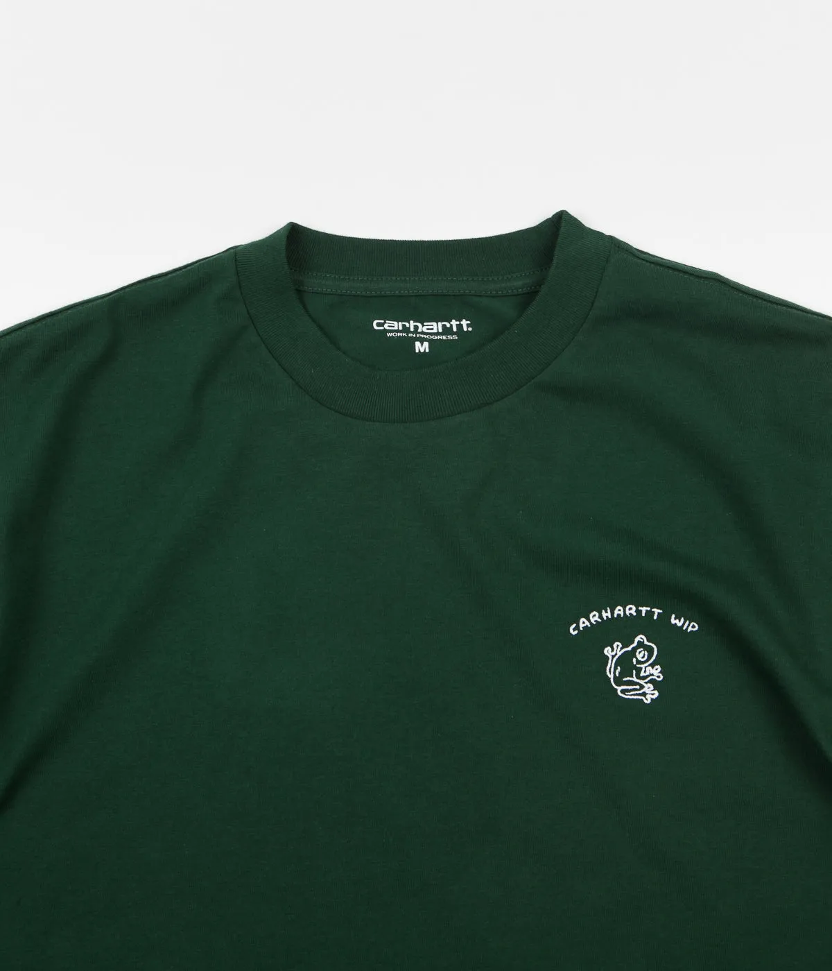 Carhartt Reverse Midas T-Shirt - Bottle Green / White
