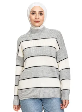 Cloud W-Striped Pullover