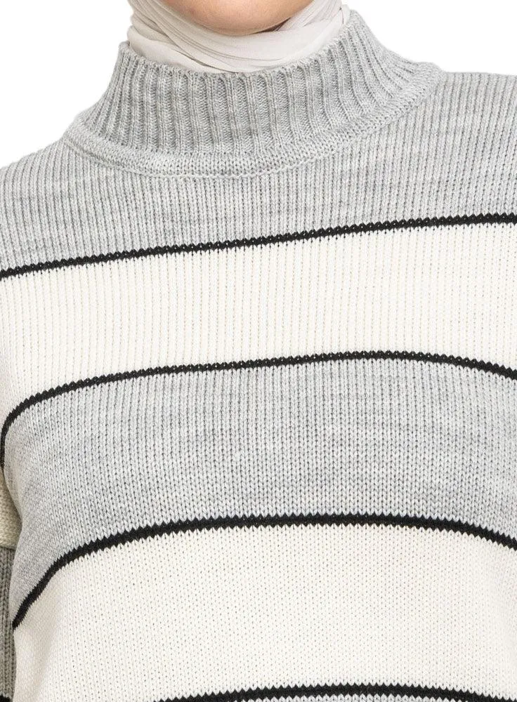 Cloud W-Striped Pullover