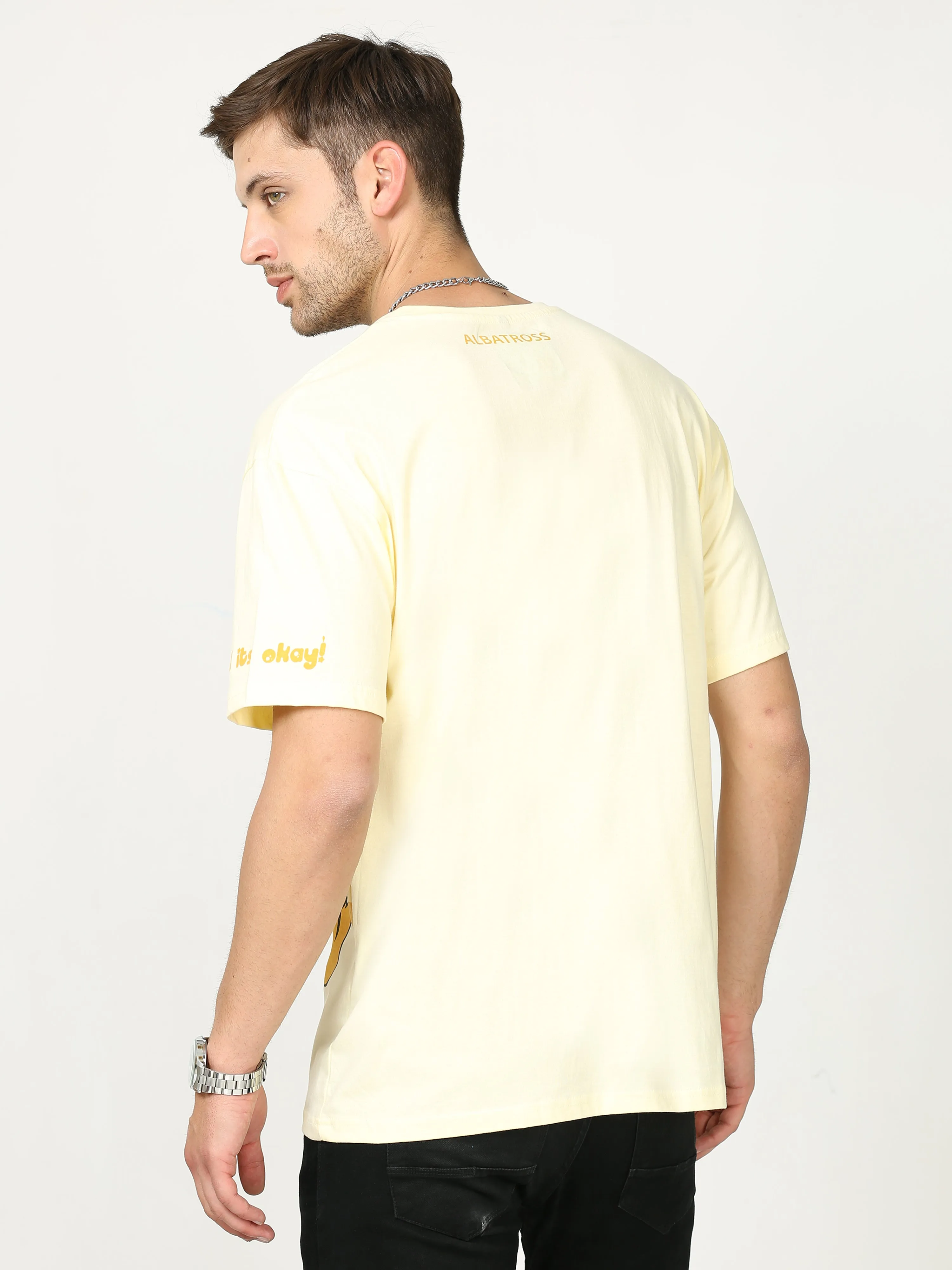 Cream What did you make today Oversized Tshirt