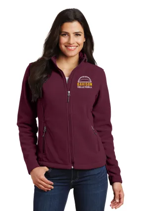 Davison Volleyball Embroidered Full Zip Jacket