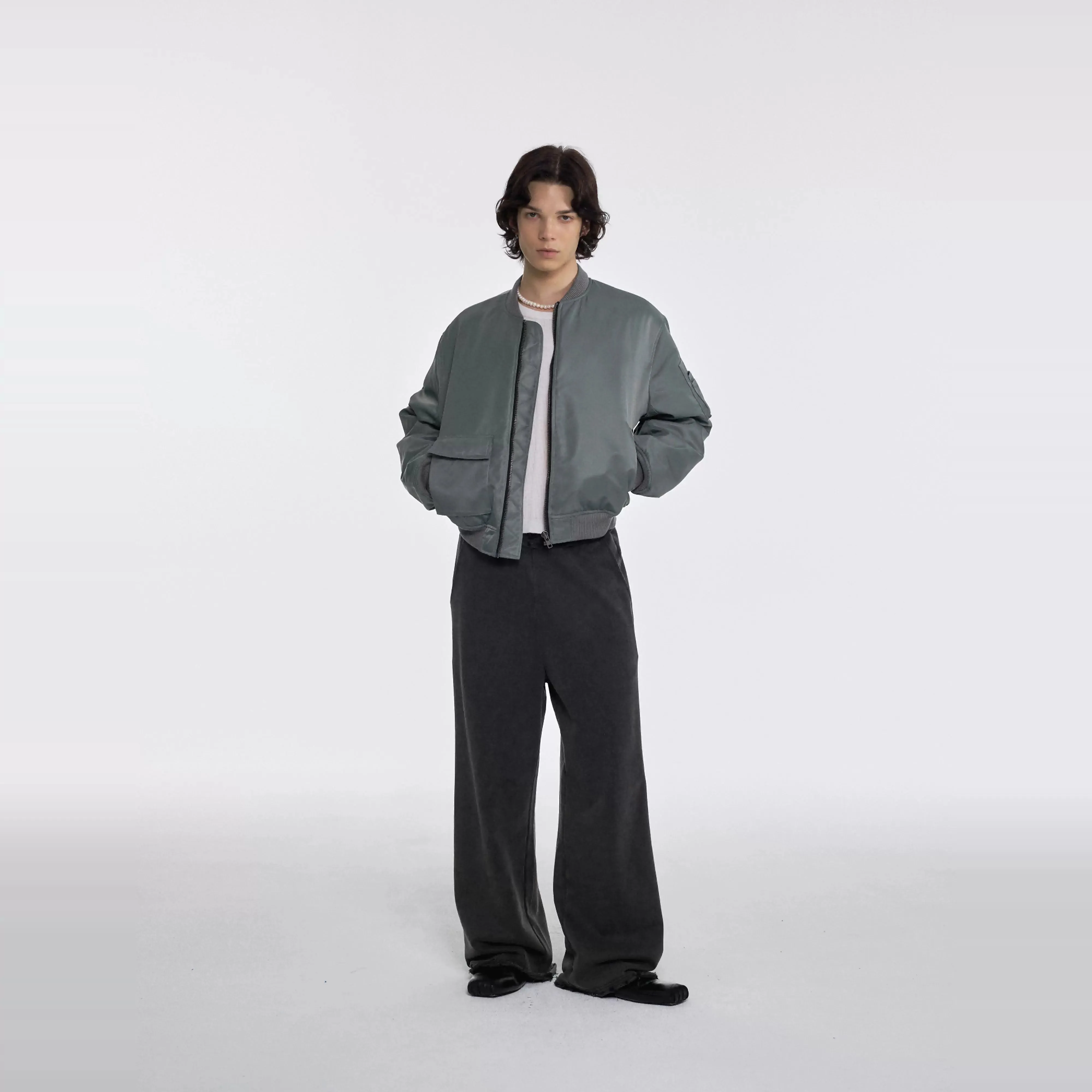 Distressed Drawstring Sweatpants