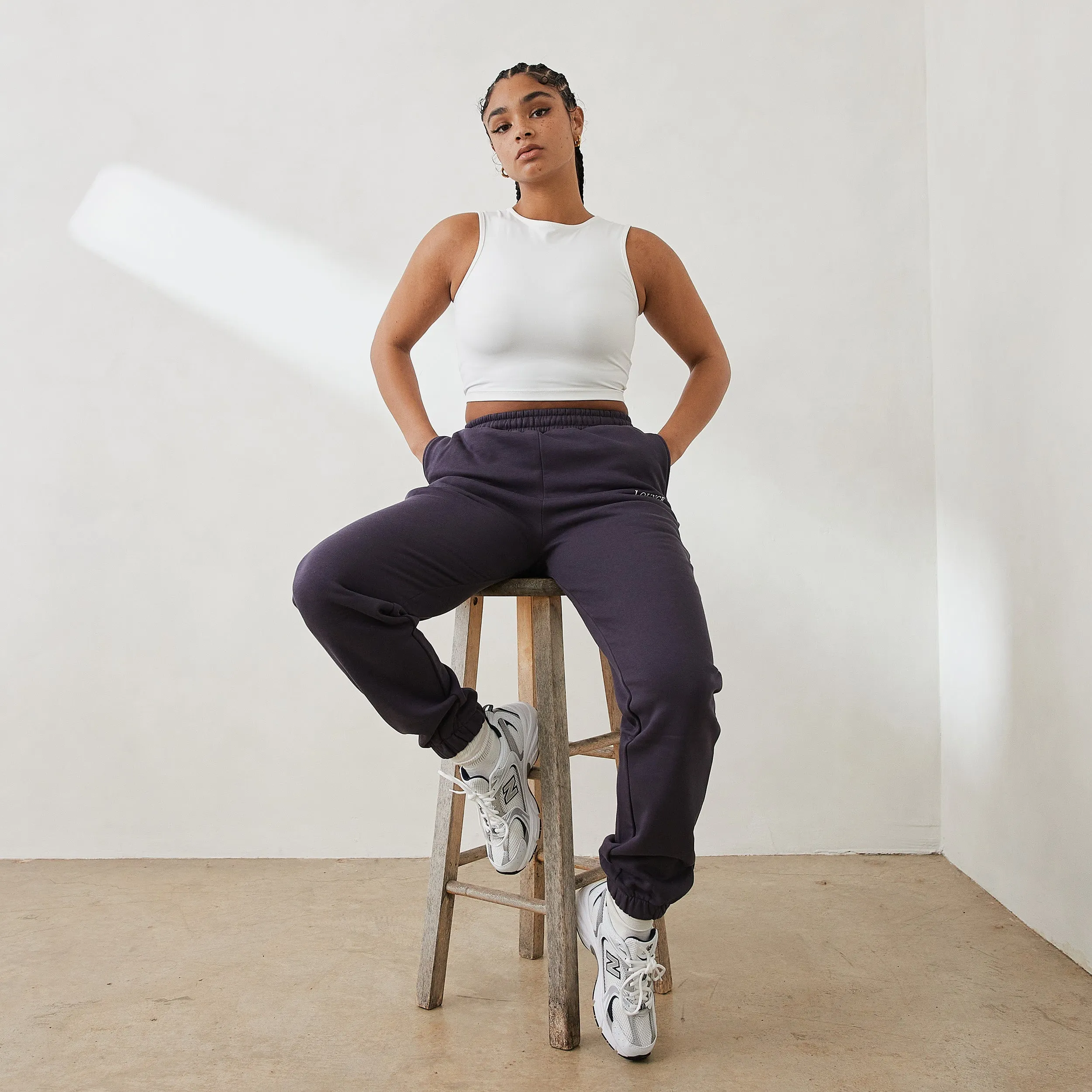 Essential Sweatpants - Smoked Blue