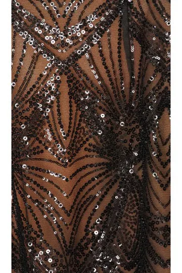 Giselle Black Maxi Dress - S