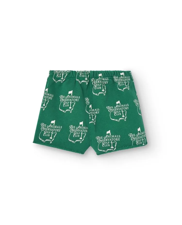 Green Cool Turtledove Short Sweatpants