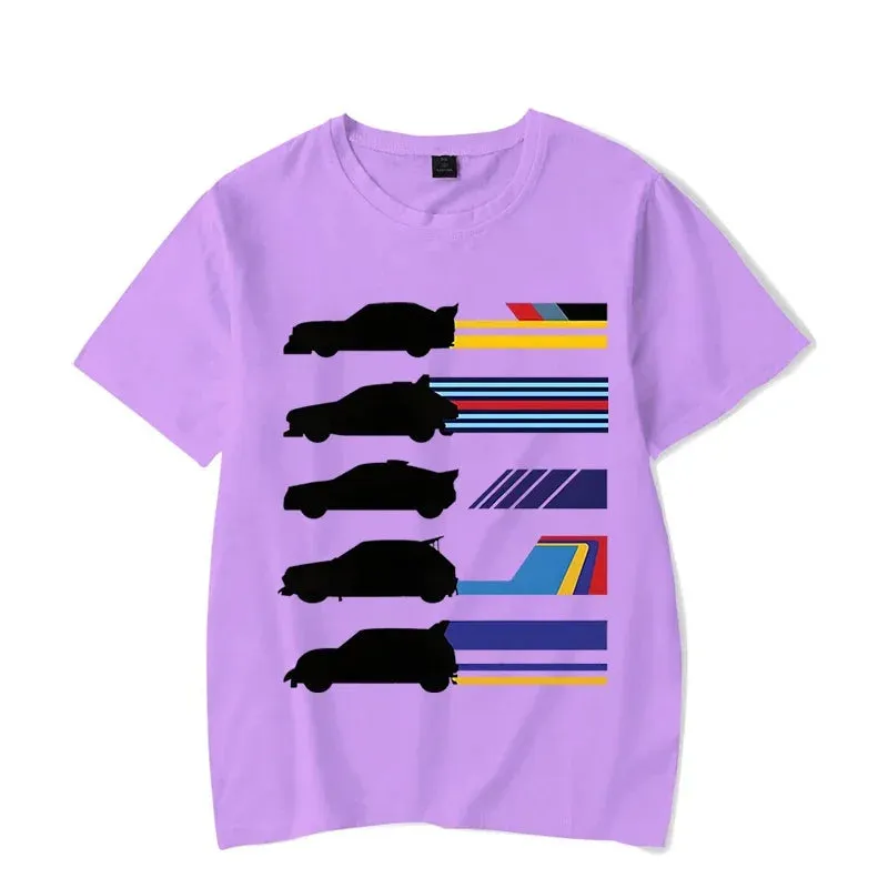 Group B Rally Class of 1986 T-shirts Mens Tee Shirts Male Hip Hop Tshirts O-neck Short Sleeve Harajuku Shirt Rally Cars T-shirts