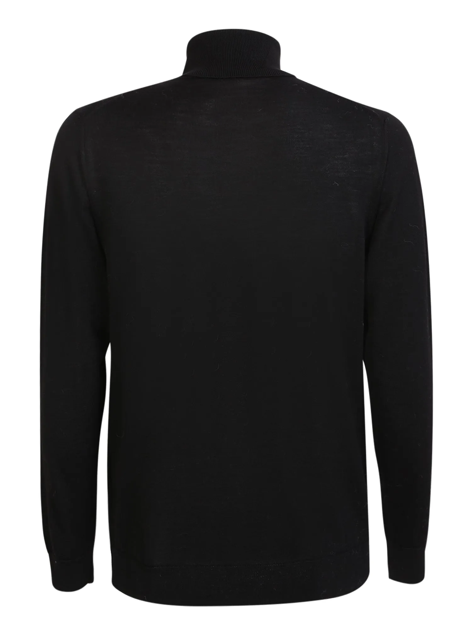High neck black pullover