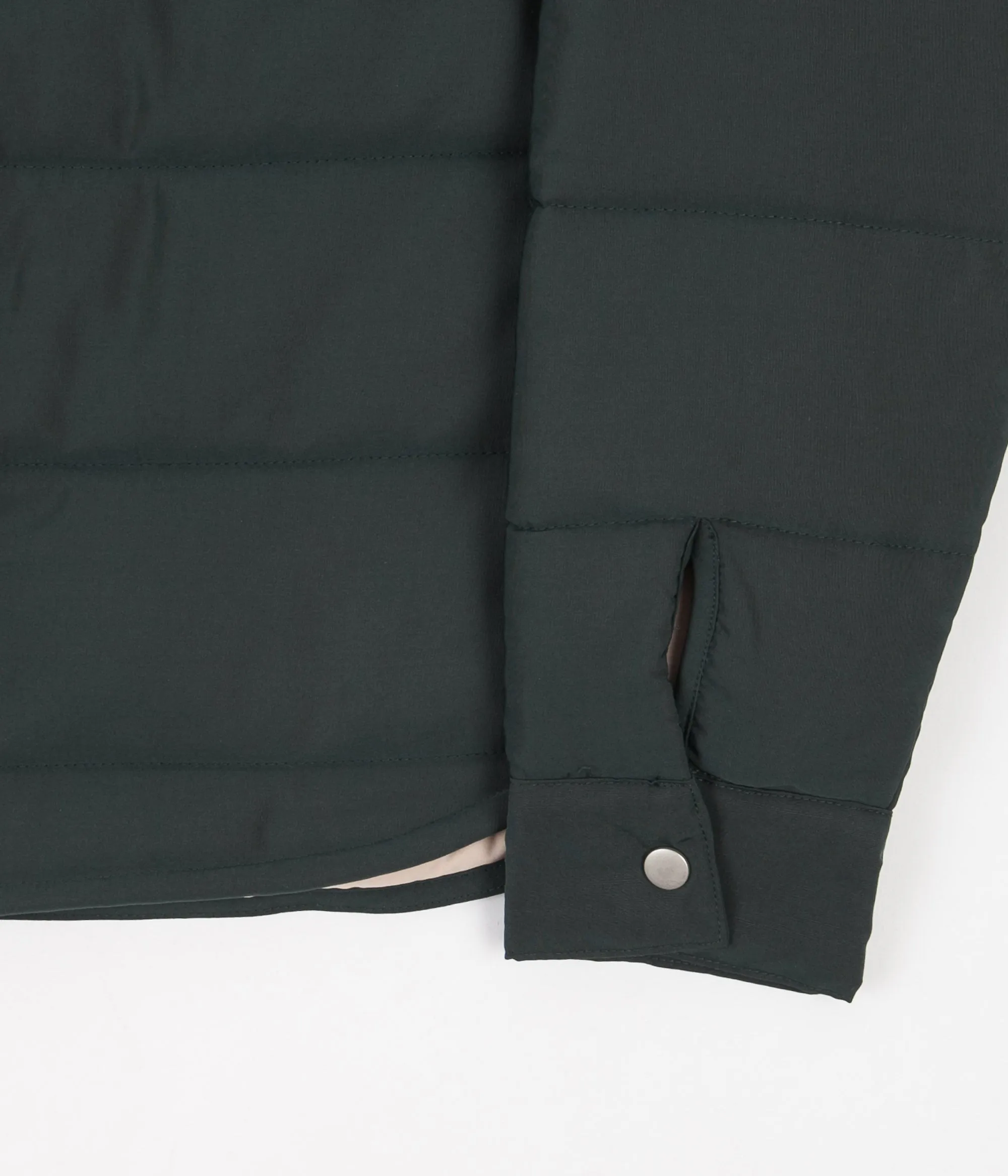 Hockey Down Snap Shirt - Dark Green
