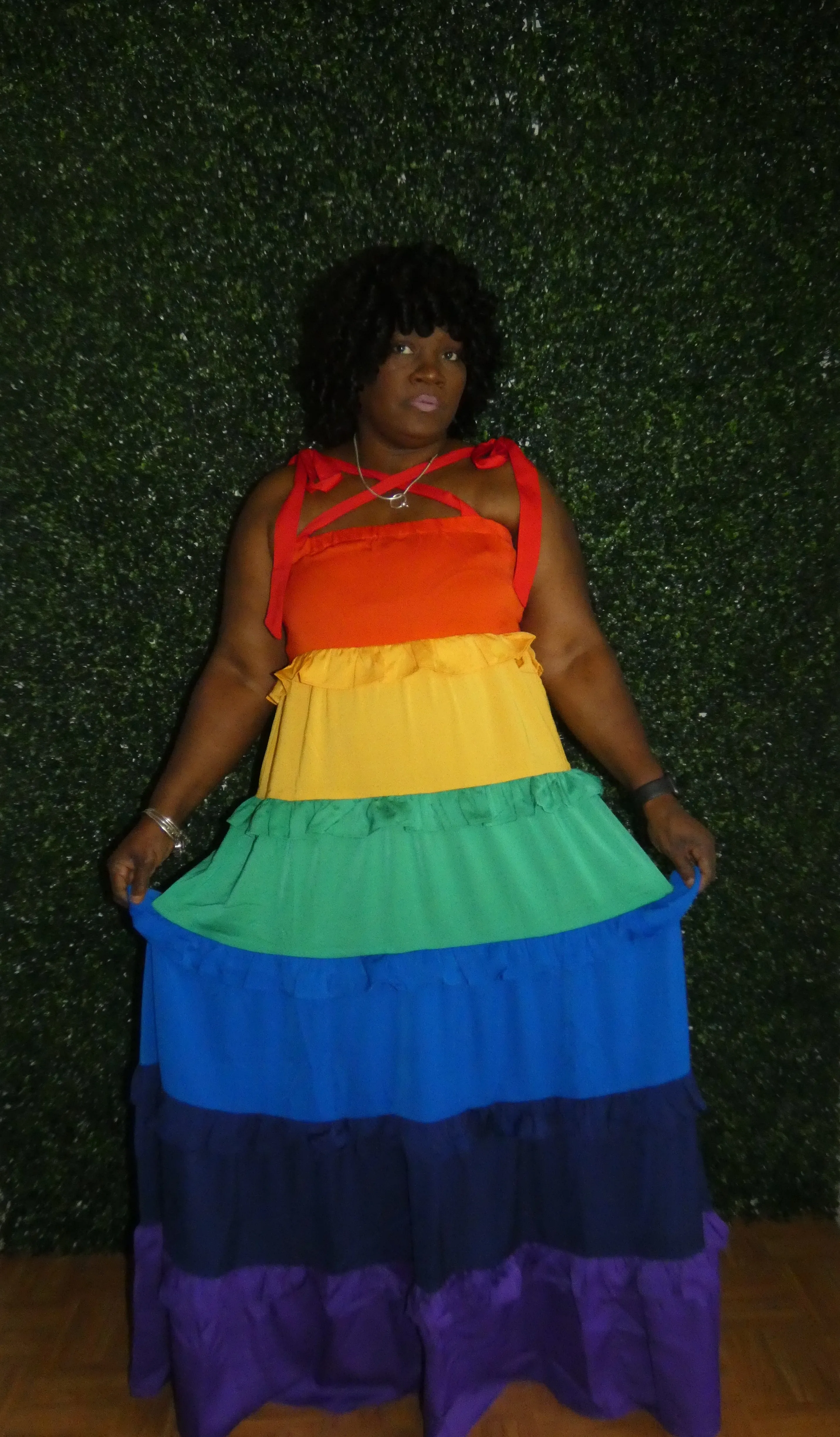 It's a Rainbow Maxi Dress