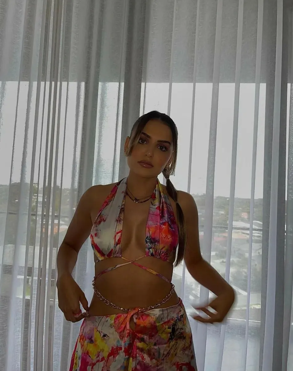 Ivona Skelo Tramonto Set Floral Size S / AU 8