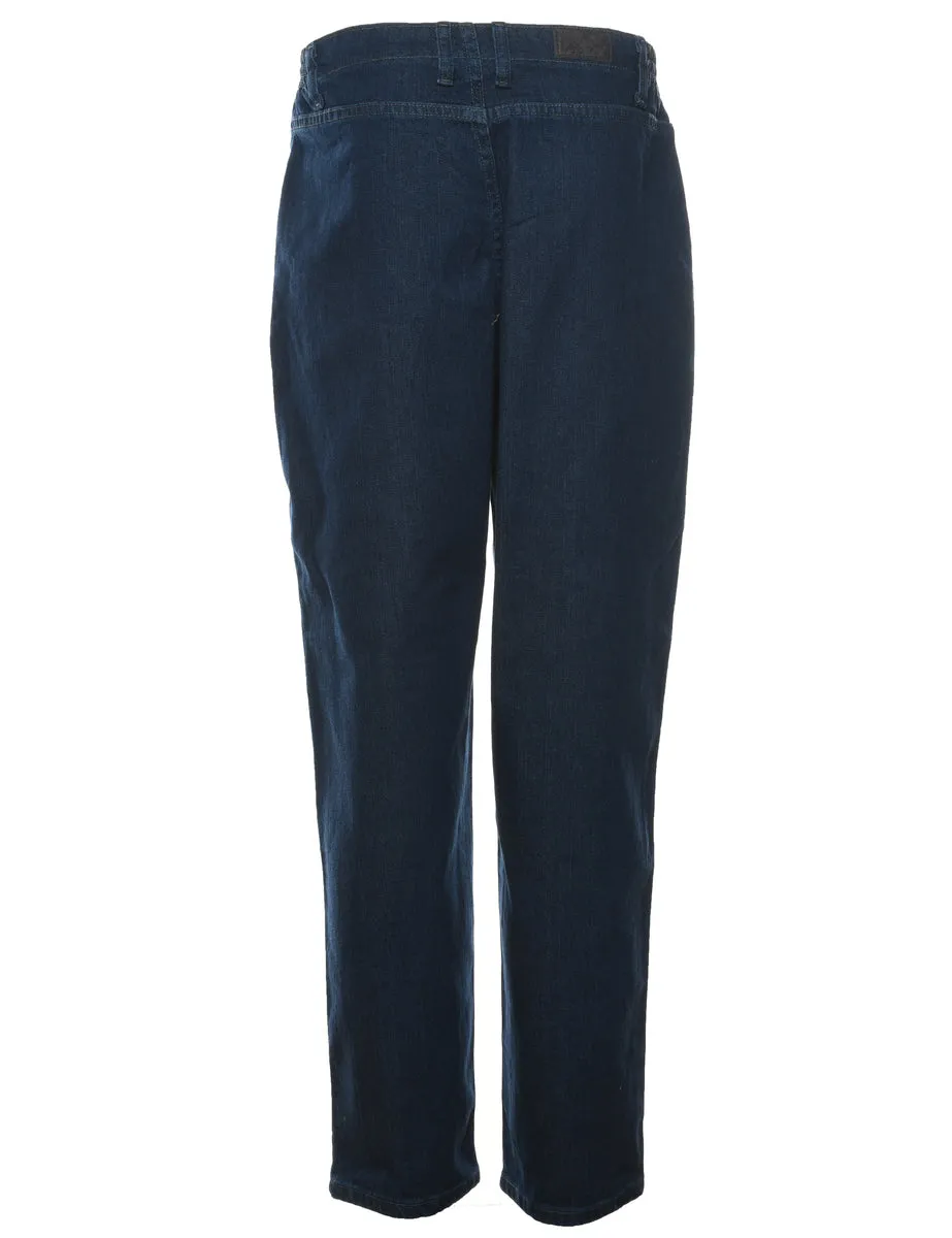 Lee Dark Wash Denim Trousers - W32 L31