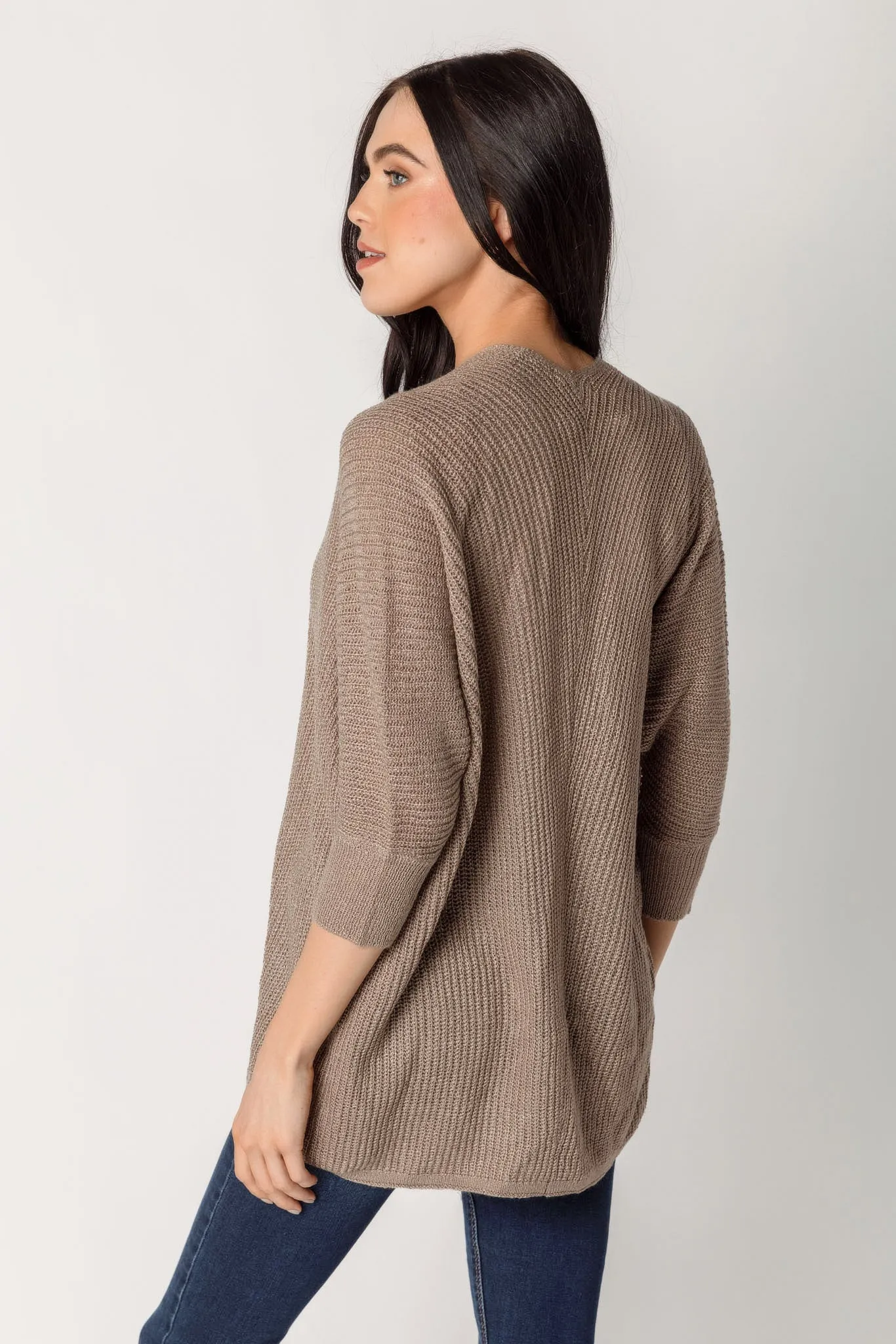 Lightweight Dolman Sleeve Cardigan