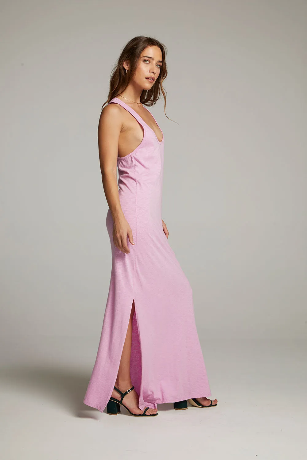 Manatee Pastel Lavender Maxi Dress