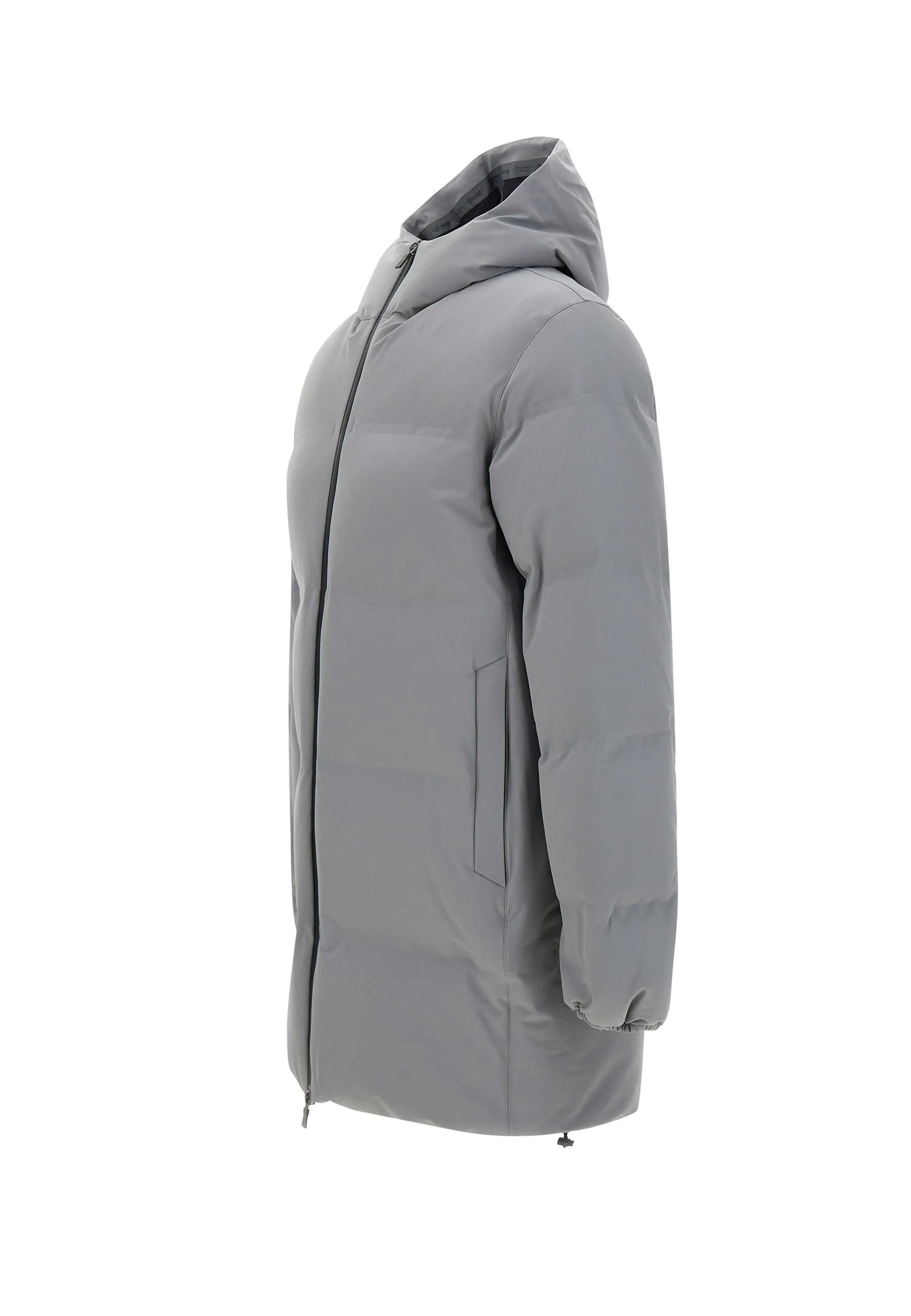 Men's Grey Waterproof Parka
