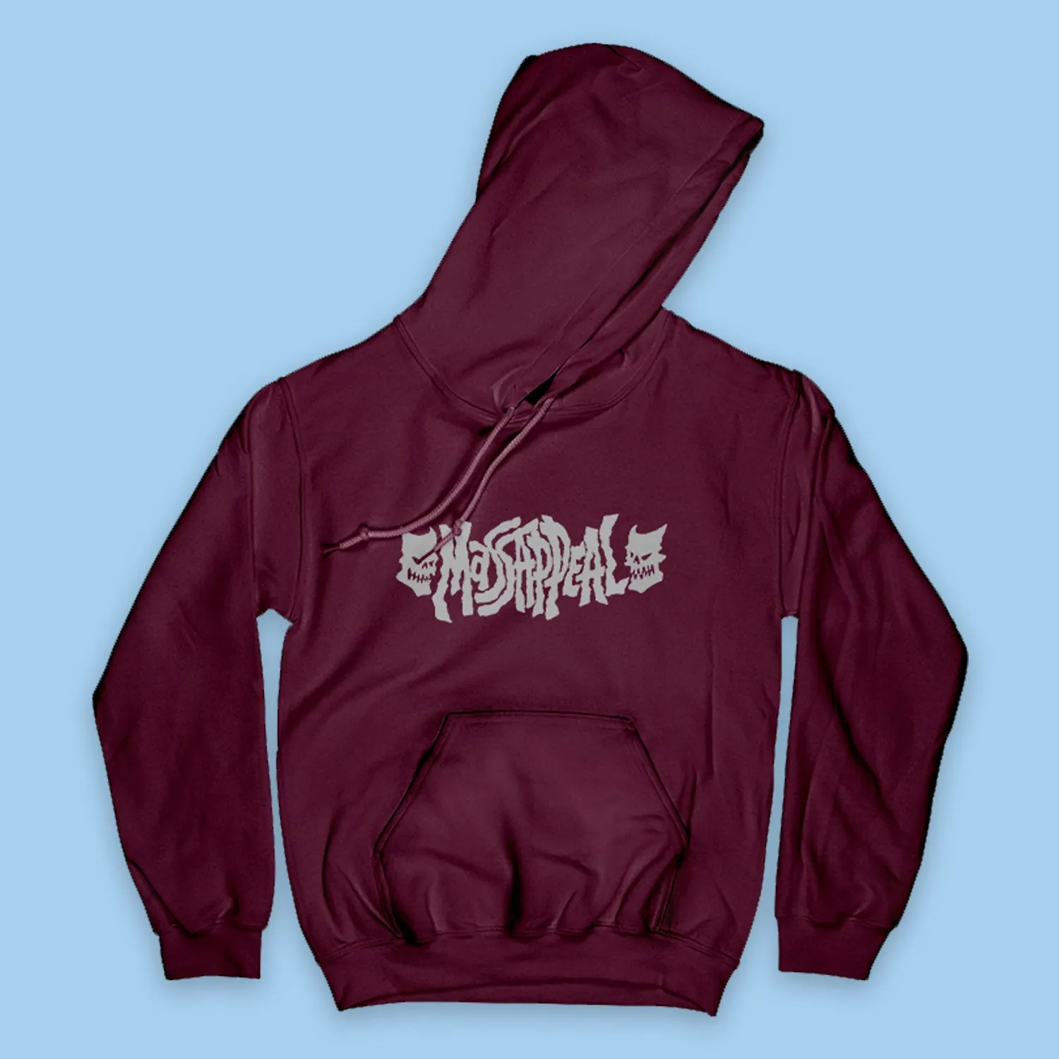 Nobody Likes A Thinker Hoodie (Maroon)