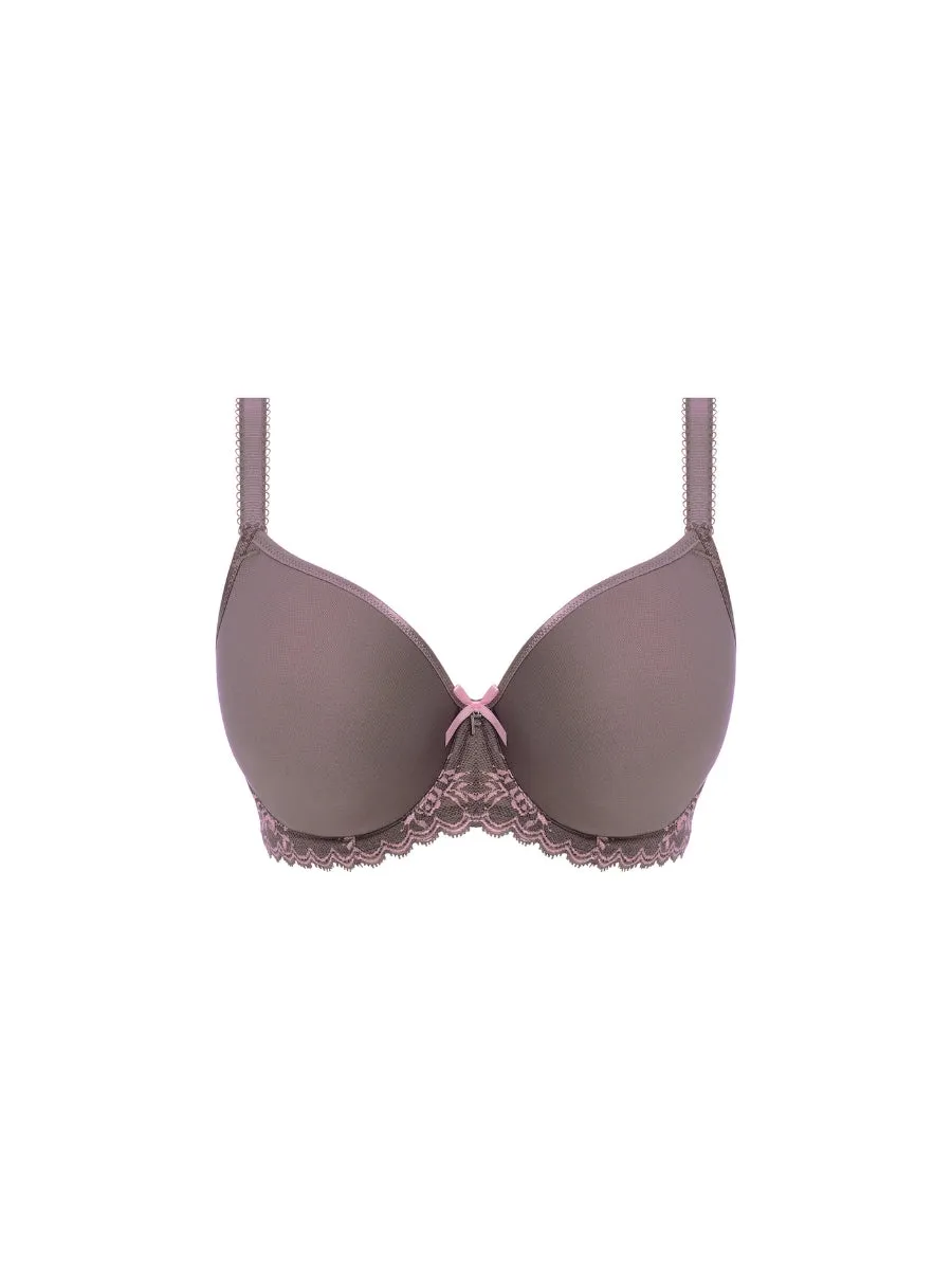 Offbeat Decadence Spacer Bra - Grey/Pink