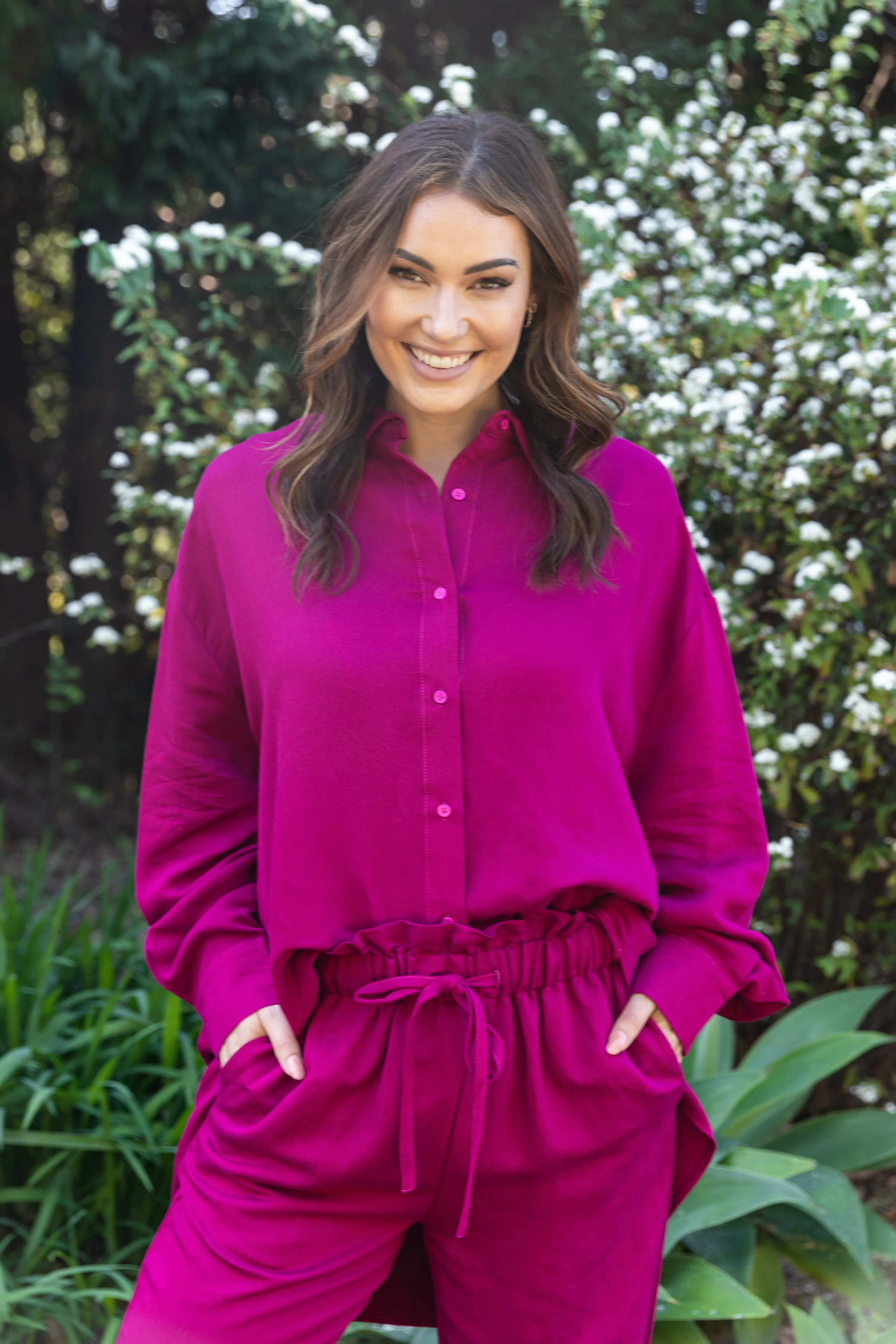 Olivia Pant | Deep Plum | FINAL SALE