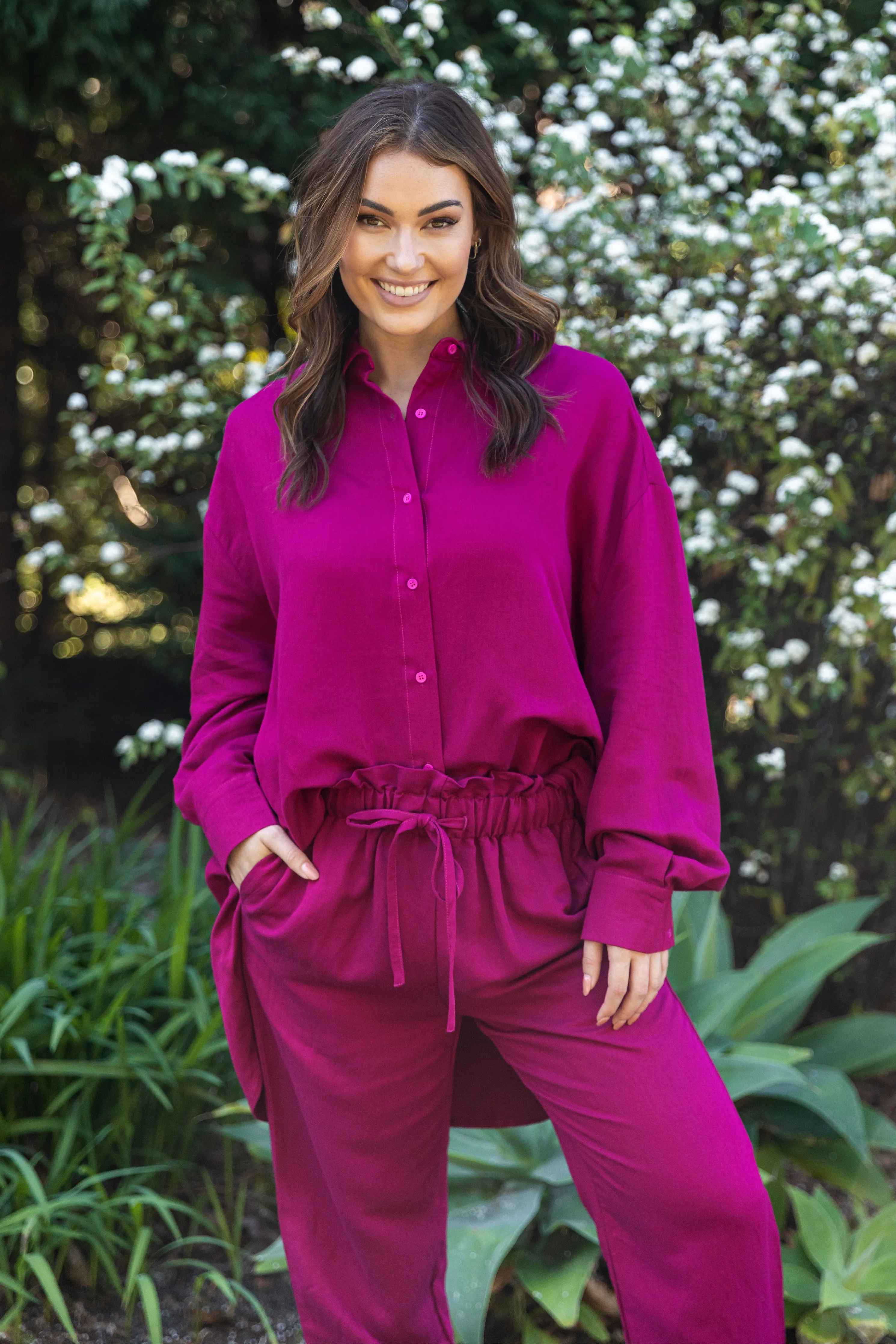 Olivia Pant | Deep Plum | FINAL SALE