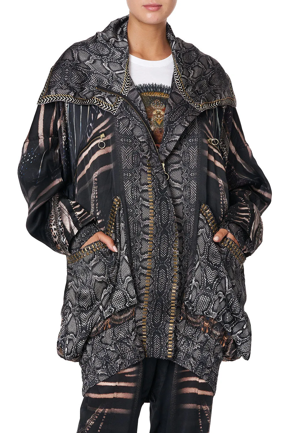 PARKA JACKET WITH RIB QUECHUA KING