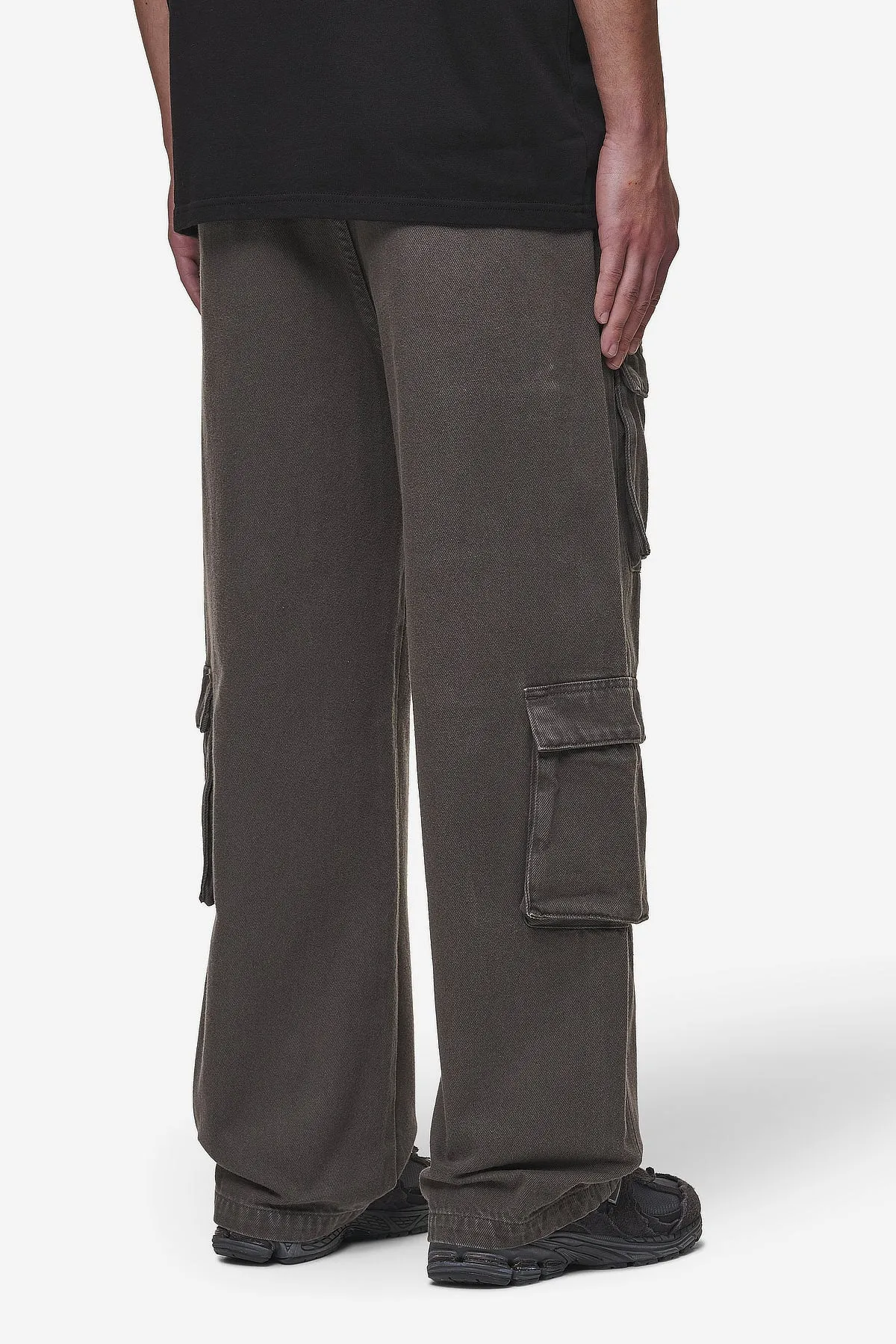 Penard Wide Cargo Pants Anthracite