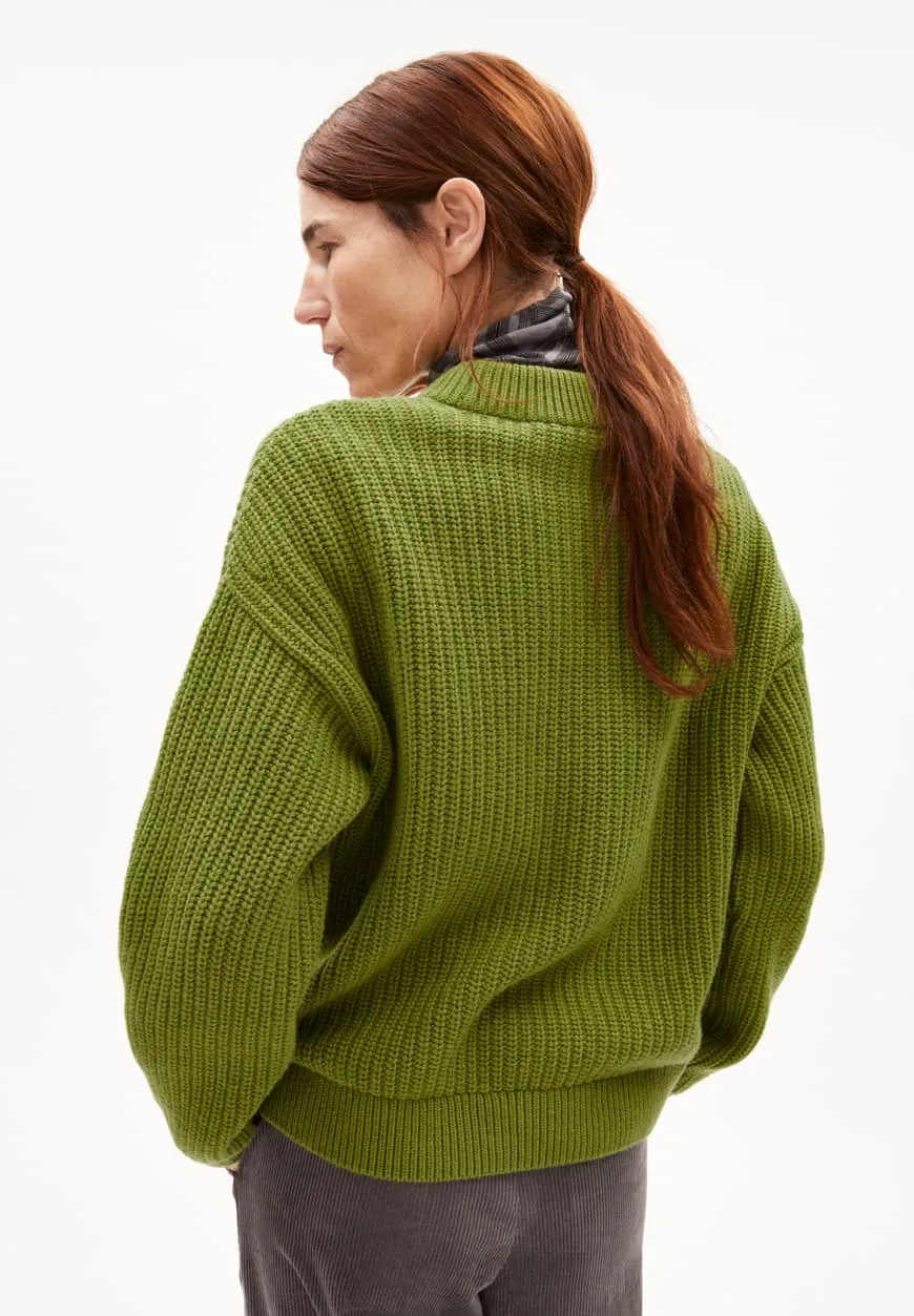 Pullover MIYAAR SOLID dark moss  | ARMEDANGELS