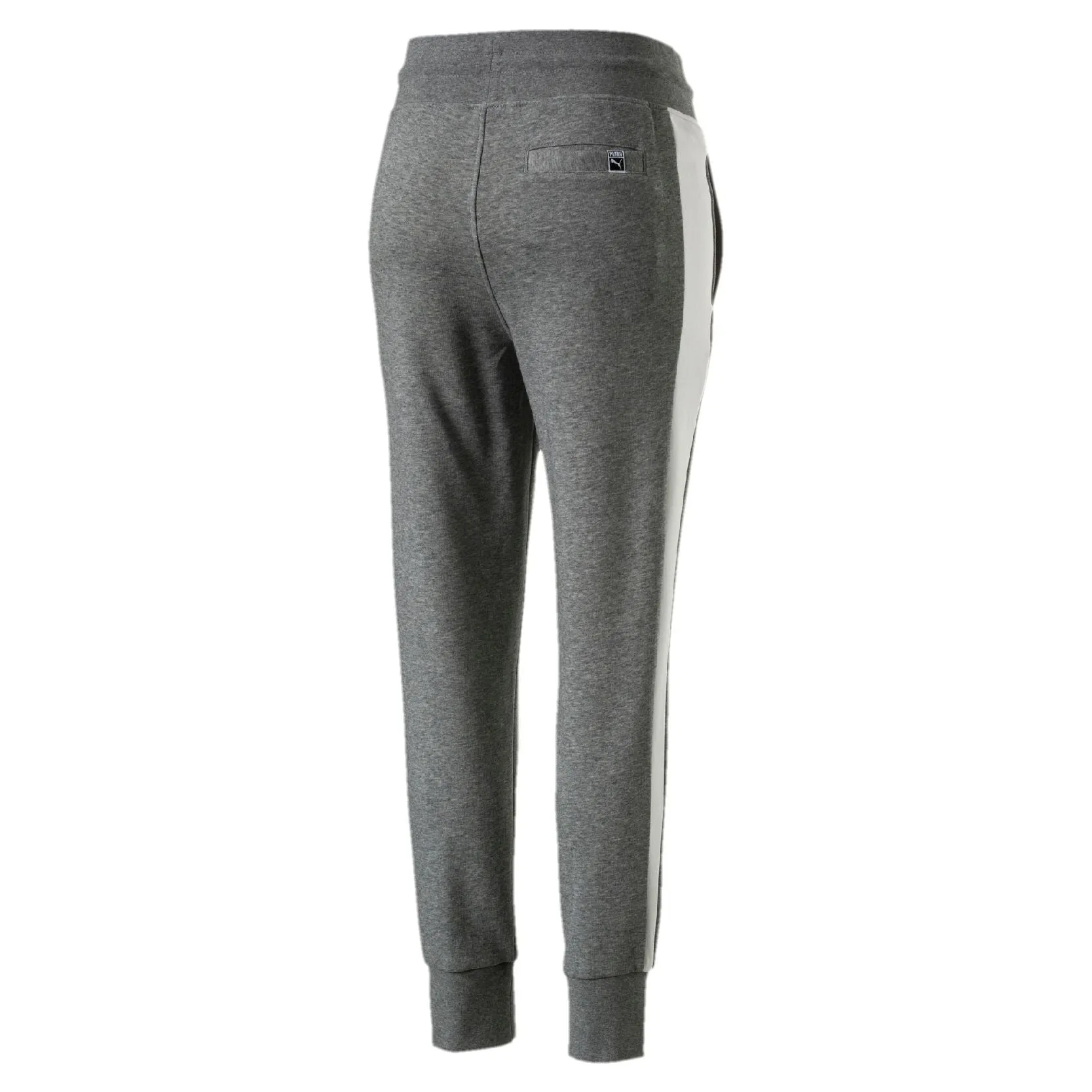 Puma Archive Logo T7 Women's Sweat Pant Medium Grey Heather/White