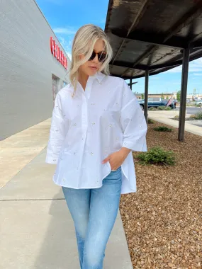 RHODES RHINESTONE SHIRT