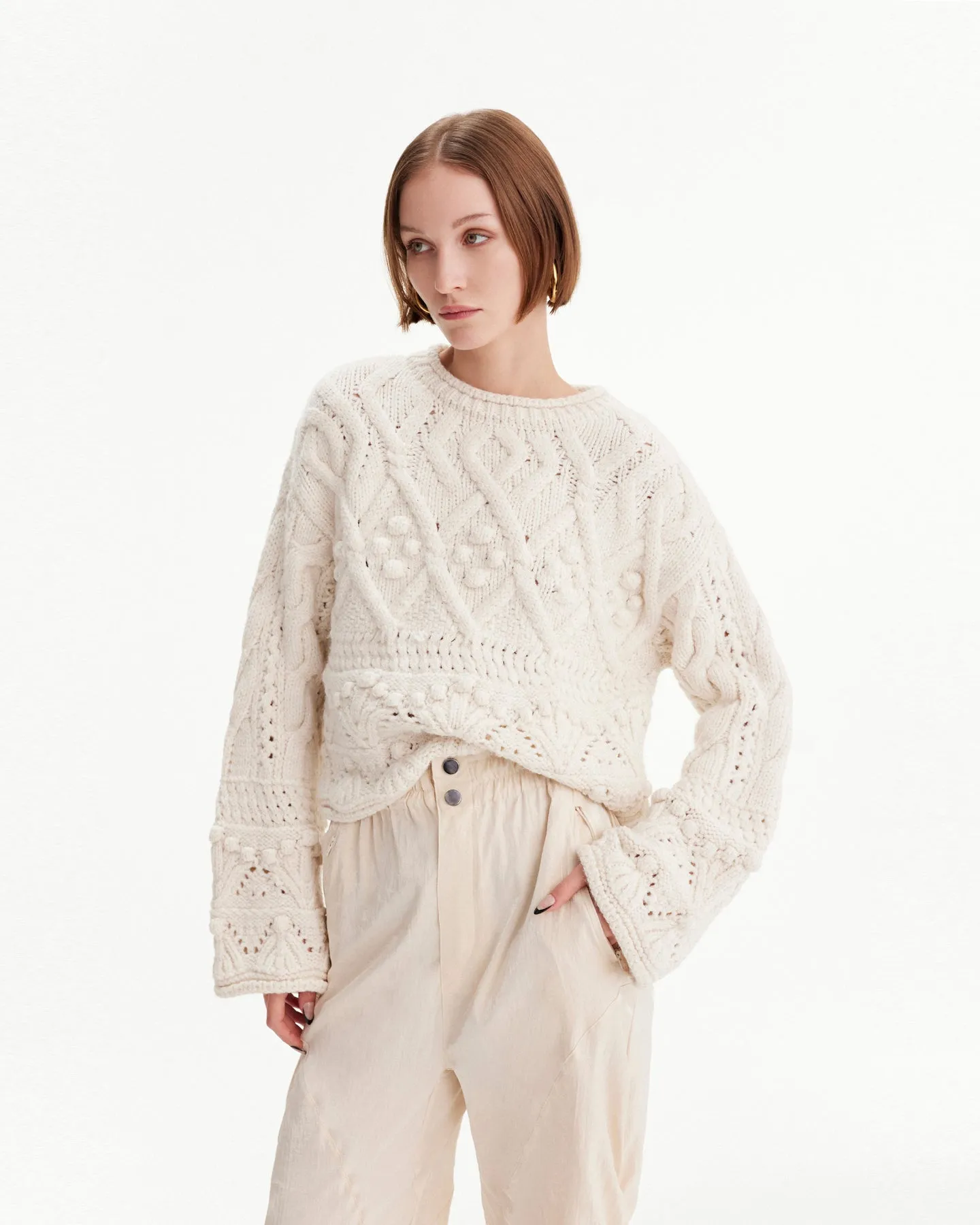 Rhodos Fisherman Cable Pullover